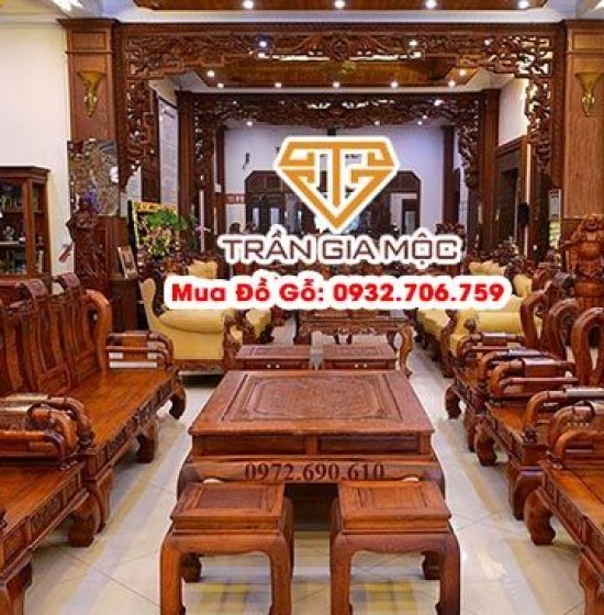 Trần Gia Mộc Thu Mua Bộ Bàn Ghế Gỗ Cũ Phòng Khách Giá Cao HCM