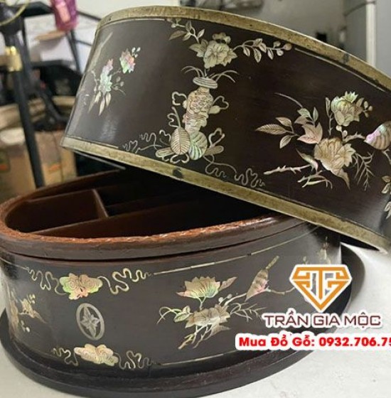 Thu Mua Khay Trà, Khay Trầu, Hộp Rương Cổ Cẩn Ốc Ngày Xưa Giá Cao