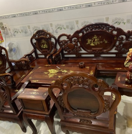 Bộ bàn ghế gỗ cẩm lai – Thu mua bàn ghế gỗ cẩm lai