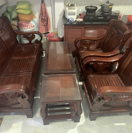 Bộ bàn ghế gỗ căm xe – Thu mua bàn ghế gỗ căm xe