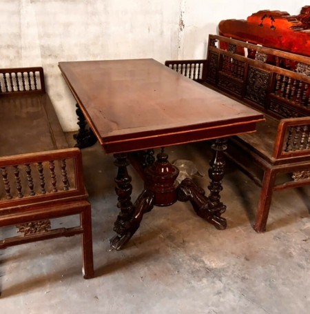 Bộ Bàn Ghế Trường Kỷ Cổ Xưa Thanh Lý – Giá Tốt, Đẳng Cấp Vượt Thời Gian
