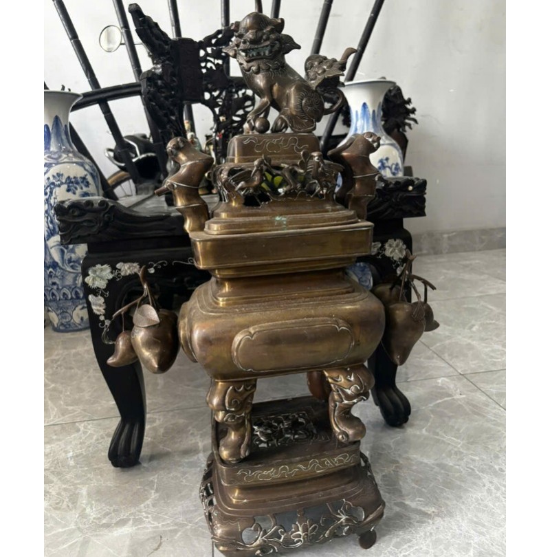 Đỉnh Đồng Huế Xưa Cực Đẹp - Thu Mua Đỉnh Đồng Huế Giá Cao 