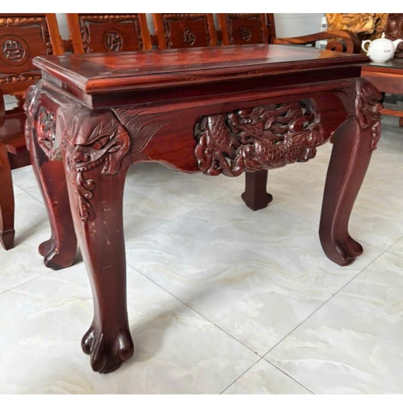 Thanh Lý Đôn Gỗ Cẩm Lai Chạm Khắc Tinh Xảo – Giá Rẻ Tại Kho