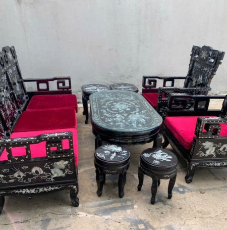 Thu Mua Bộ Bàn Ghế Sơn Mài Xưa Cũ – Giá Cao, Tận Nơi Toàn Quốc