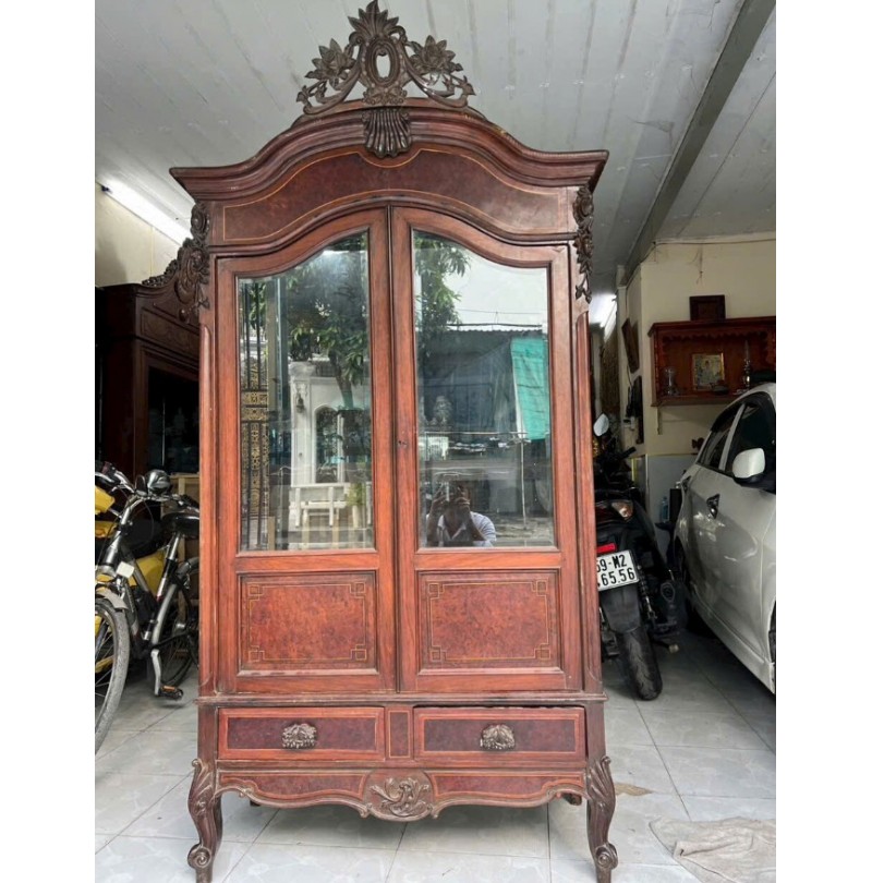 Thu Mua Tủ Gỗ Cẩm Lai Hàng Xưa Mẫu Louis 