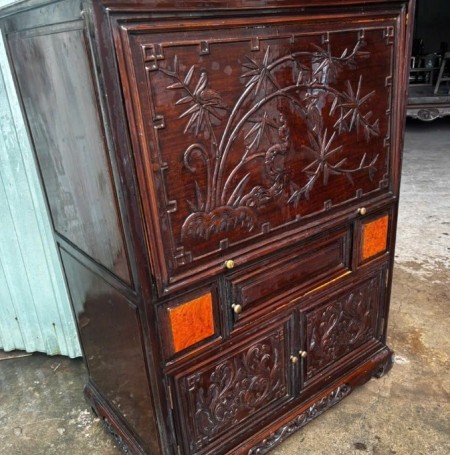 Tủ Tivi Ngày Xưa Gỗ Gụ Vẻ Đẹp Hoài Niệm